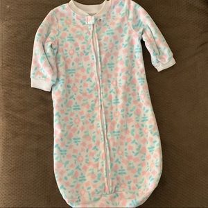 Zip up pouch sleepers